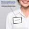 Avery® Printable Adhesive Name Tags, 2-1/3" x 3-3/8", Matte White with Double Black Border Design, Removable, Laser & Inkjet Compatible, 80 Total, Great Name Badges for Weddings & Events